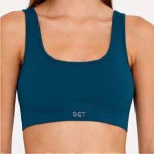 Set Active Sculptflex Box Cut Bra in Cove
